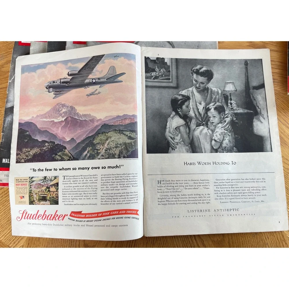 Vintage LIFE Magazine Lot 8 Issues 1940s Debutante Joanne Connelley Schlitz Ads - Picture 10 of 16